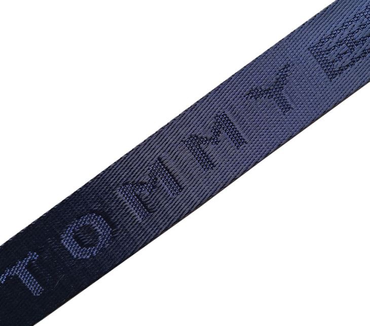 Navy Woven Logo Nylon Straps