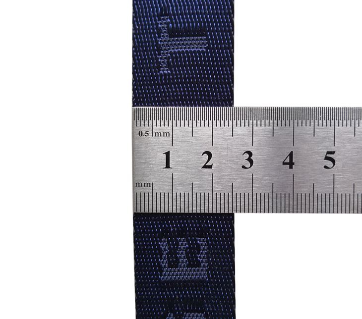 Navy Woven Logo Nylon Straps