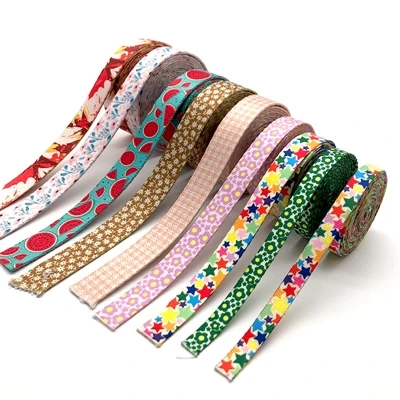 What type of webbing is suitable for heat transfer printing?